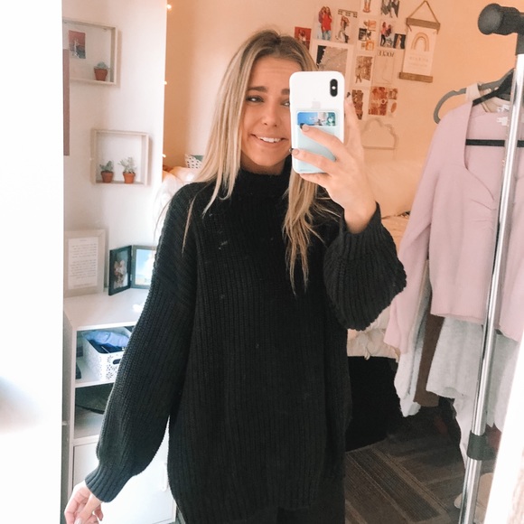 American Eagle Black Turtleneck Sweater!! - Picture 9 of 10